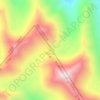 Mapa topográfico 祁连山山脉, altitud, relieve