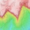 Mapa topográfico Echo Point, altitud, relieve
