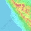 Mapa topográfico Basa Ampek Balai Tapan, altitud, relieve
