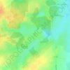 Mapa topográfico Pannessière, altitud, relieve
