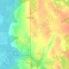 Mapa topográfico Калачево, altitud, relieve