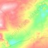 Mapa topográfico Desierto de Gobi, altitud, relieve