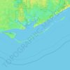 Mapa topográfico Saint George Island, altitud, relieve