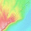 Mapa topográfico Suni, altitud, relieve