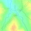 Mapa topográfico Gavarawada, altitud, relieve