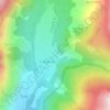 Mapa topográfico Hameau des Rochas, altitud, relieve