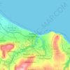 Mapa topográfico Saltburn by the Sea, altitud, relieve