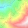 Mapa topográfico Pataz, altitud, relieve