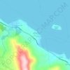 Mapa topográfico Samoset, altitud, relieve