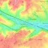 Mapa topográfico Bourne End, altitud, relieve