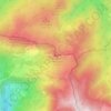 Mapa topográfico Groppo del Vescovo, altitud, relieve