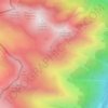 Mapa topográfico Er Espà, altitud, relieve