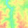 Mapa topográfico Brady Lake Dam South, altitud, relieve