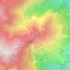 Mapa topográfico Cima Macirenelle, altitud, relieve