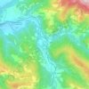 Mapa topográfico Gragnola, altitud, relieve