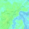 Mapa topográfico Lucy Creek, altitud, relieve