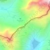 Mapa topográfico Bocchetta d'Arbola, altitud, relieve