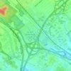 Mapa topográfico Albany Pine Bush Preserve, altitud, relieve