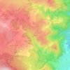 Mapa topográfico Viallard, altitud, relieve