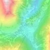 Mapa topográfico Capoluogo, altitud, relieve