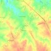 Mapa topográfico Smoke Rise, altitud, relieve