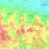 Mapa topográfico Kolling, altitud, relieve