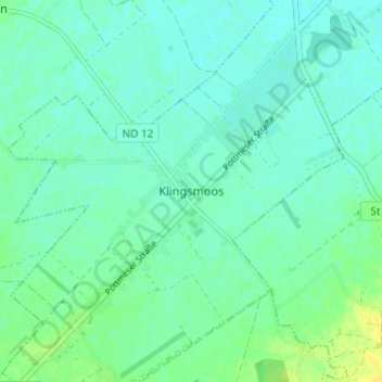 Mapa topográfico Klingsmoos, altitud, relieve
