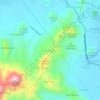 Mapa topográfico Situwangi, altitud, relieve