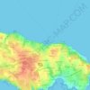 Mapa topográfico Port Tudy, altitud, relieve