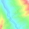 Mapa topográfico Novilleros, altitud, relieve