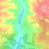 Mapa topográfico Летча, altitud, relieve