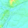 Mapa topográfico San Julian Sur, altitud, relieve