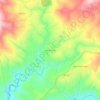 Mapa topográfico Vilar da Carga, altitud, relieve