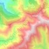Mapa topográfico Parrozelos, altitud, relieve