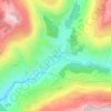 Mapa topográfico جسر القاضي, altitud, relieve