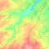 Mapa topográfico Diane, altitud, relieve