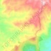 Mapa topográfico Sukakarya, altitud, relieve