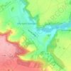 Mapa topográfico Coupin, altitud, relieve