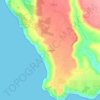Mapa topográfico Maragani, altitud, relieve