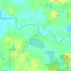 Mapa topográfico Wolford, altitud, relieve