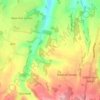 Mapa topográfico Ridley, altitud, relieve