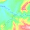 Mapa topográfico Barão de Guaicuhy, altitud, relieve