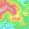Mapa topográfico Solla, altitud, relieve