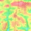Mapa topográfico Trispen, altitud, relieve