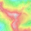 Mapa topográfico Grand Pinier ou Pic Brun, altitud, relieve