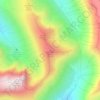 Mapa topográfico Càrn Mòr Dearg, altitud, relieve