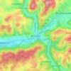 Mapa topográfico Derschlag, altitud, relieve