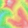Mapa topográfico Бзерпинский карниз, altitud, relieve