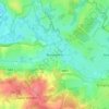Mapa topográfico Breuvanne, altitud, relieve