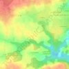 Mapa topográfico La Rennelais, altitud, relieve
